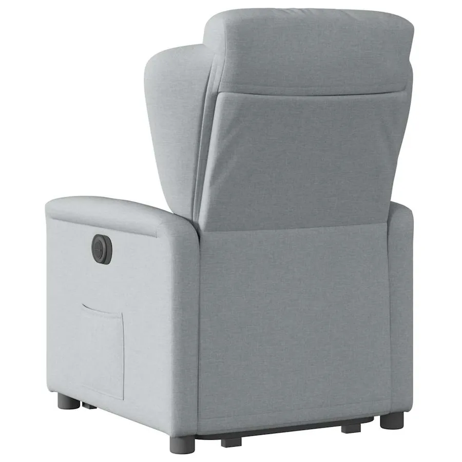 Fauteuil inclinable Gris clair Tissu - 7