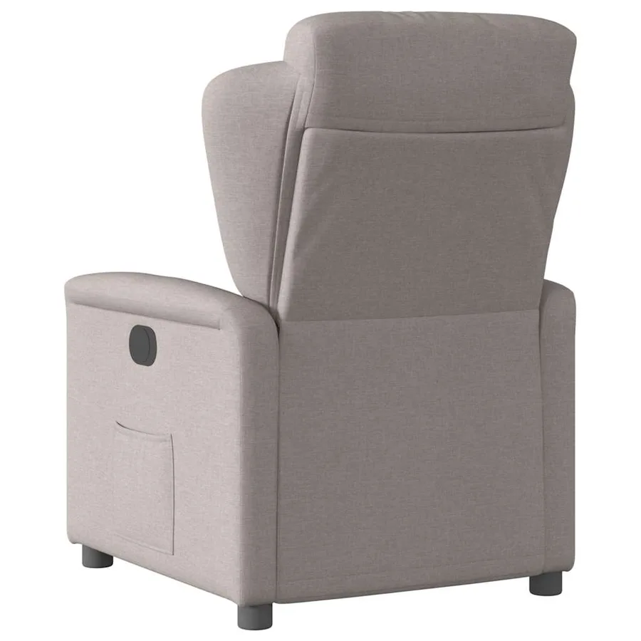 Fauteuil inclinable Taupe Tissu - 5