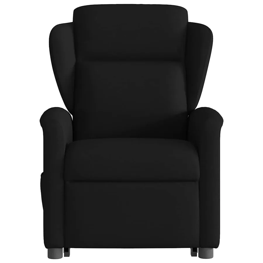 Fauteuil inclinable noir tissu - 5