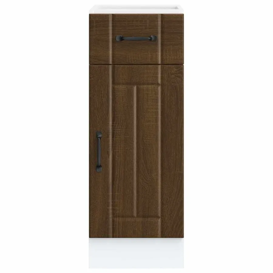 Armoire de cuisine Lucca chêne marron bois ingénierie - 4