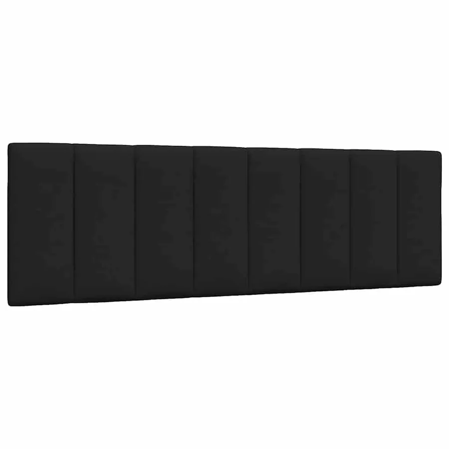 Cadre de lit sans matelas Hanko noir 160x200 cm tissu - 8