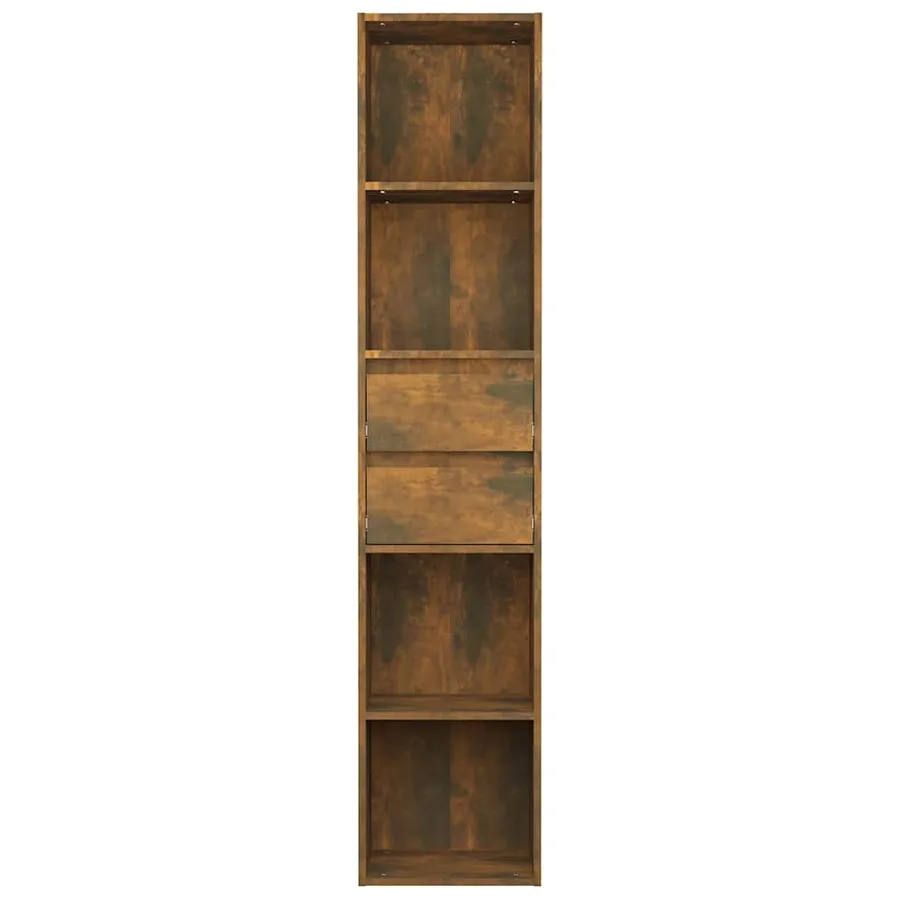 Bibliothèque Chêne fumé 36x30x171 cm Bois d'ingénierie - 3