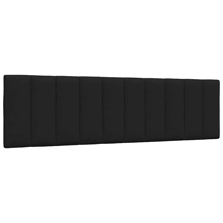Cadre de lit sans matelas Hanko noir 180x200 cm tissu - 6