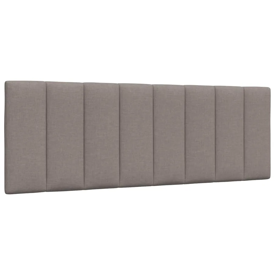 Lit avec matelas Hanko taupe 140x200 cm tissu - 9