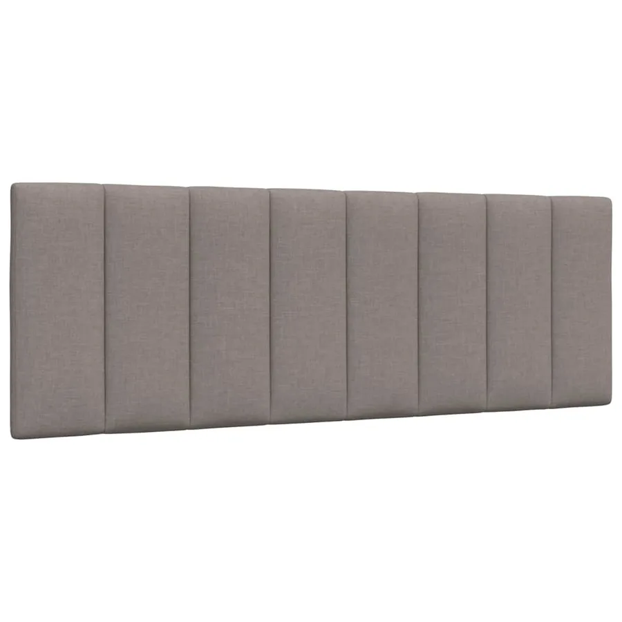 Cadre de lit sans matelas Hanko taupe 140x200 cm tissu - 6