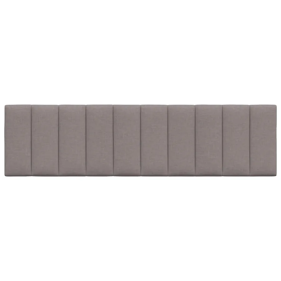 Coussin de tête de lit Hanko taupe 180 cm tissu - 4