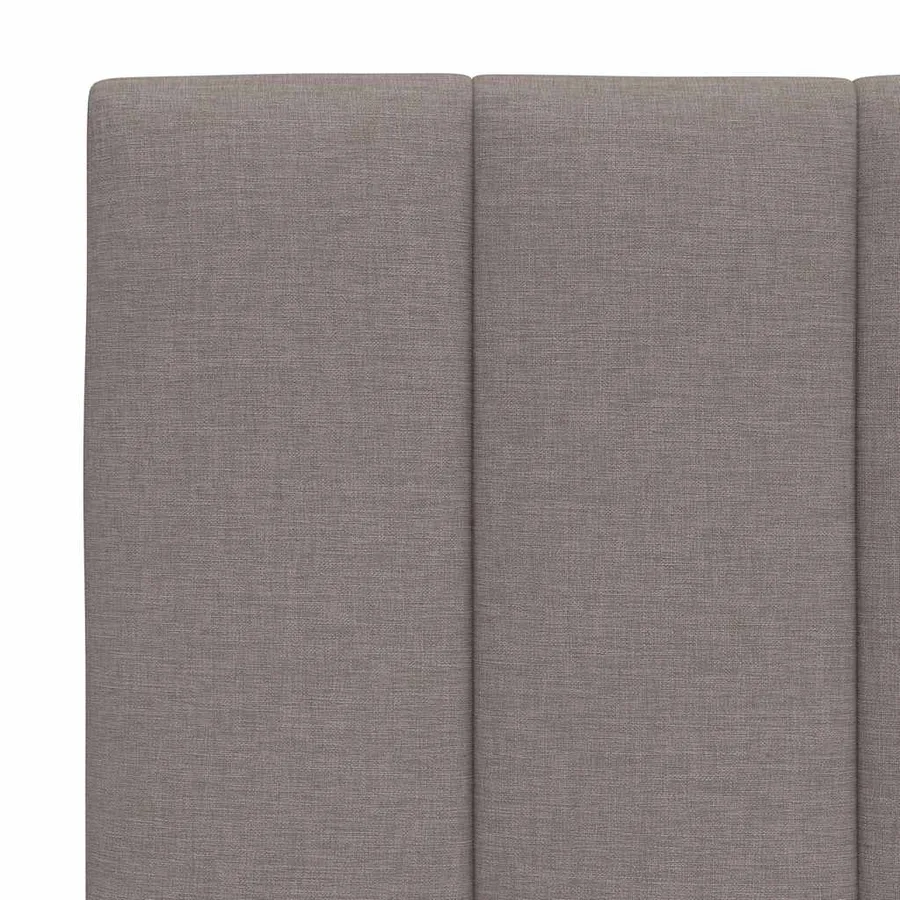 Coussin de tête de lit Hanko taupe 180 cm tissu - 7