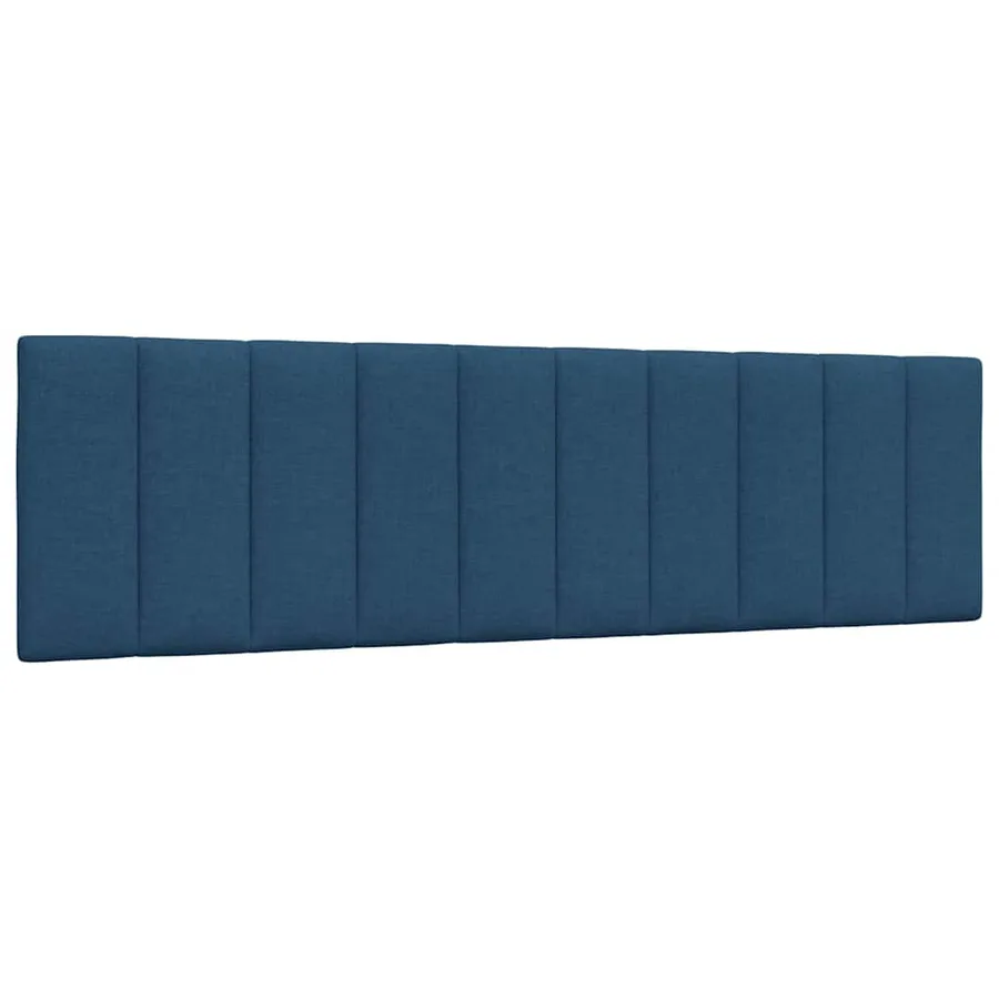Cadre de lit sans matelas Hanko bleu 180x200 cm tissu - 6