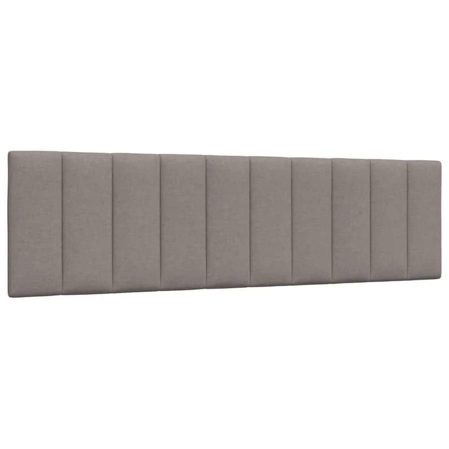 Lit avec matelas Hanko taupe 180x200 cm tissu - 9