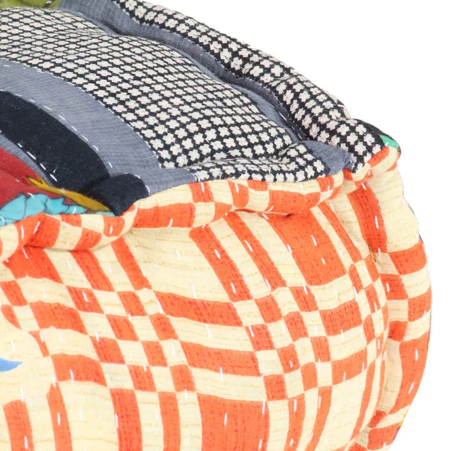 Pouf modulaire Patchwork Tissu - 9