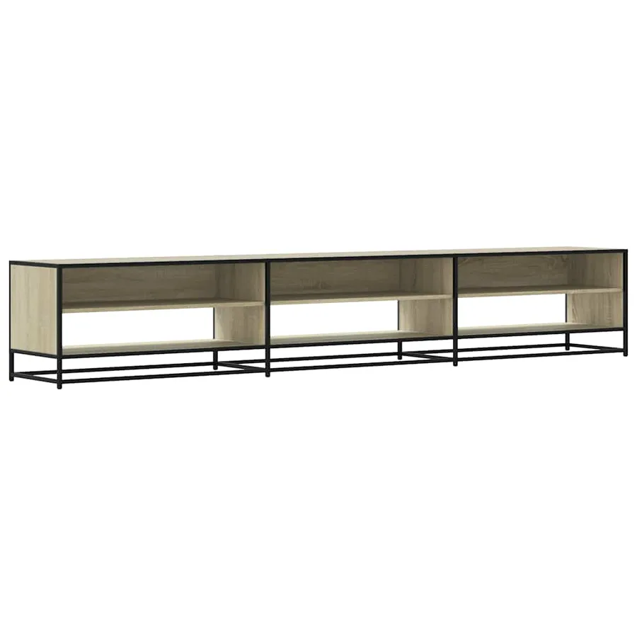 Meuble TV chêne sonoma 270x40x46 cm bois d'ingénierie - 2