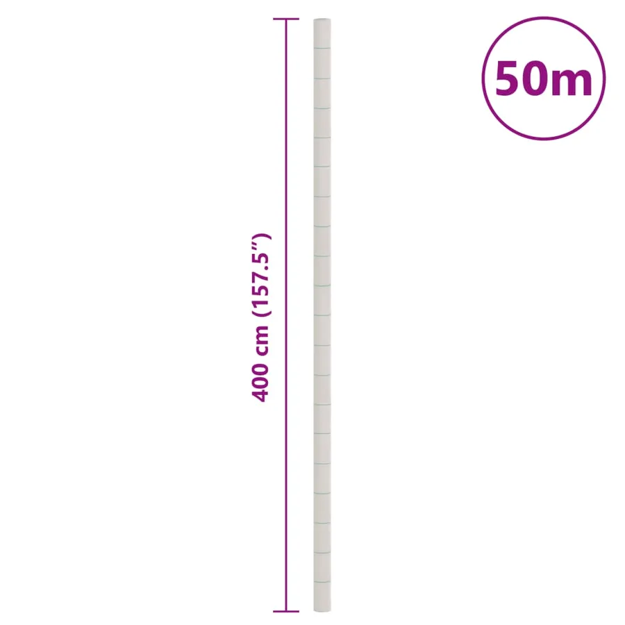 Membrane anti-mauvaises herbes blanc 4x50 m PP - 8