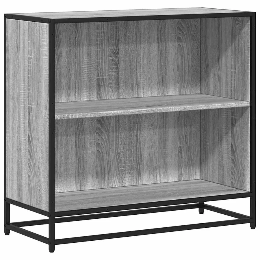Bibliothèque sonoma gris 80,5x35x76 cm bois d'ingénierie - 2