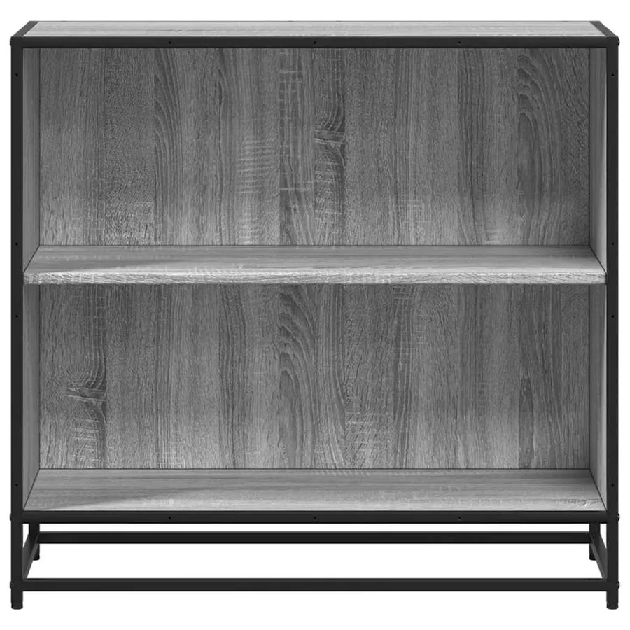 Bibliothèque sonoma gris 80,5x35x76 cm bois d'ingénierie - 4