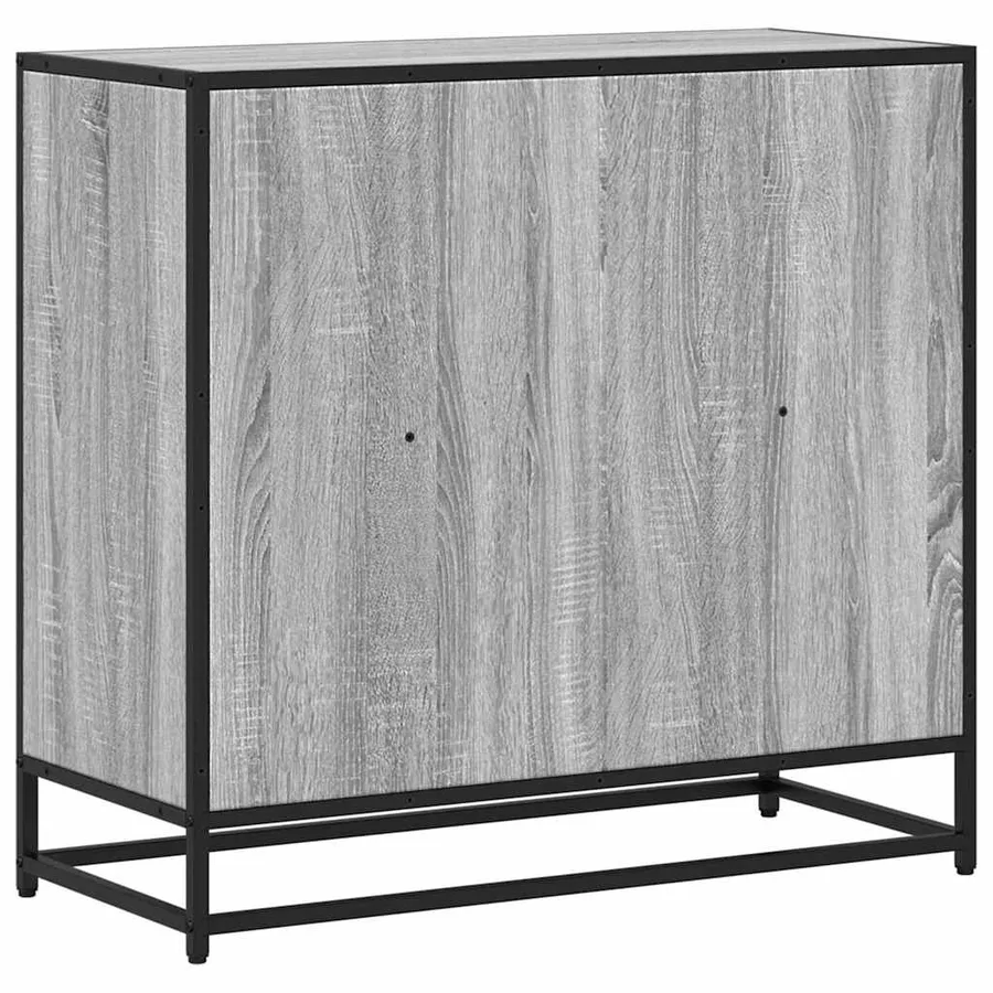 Bibliothèque sonoma gris 80,5x35x76 cm bois d'ingénierie - 6
