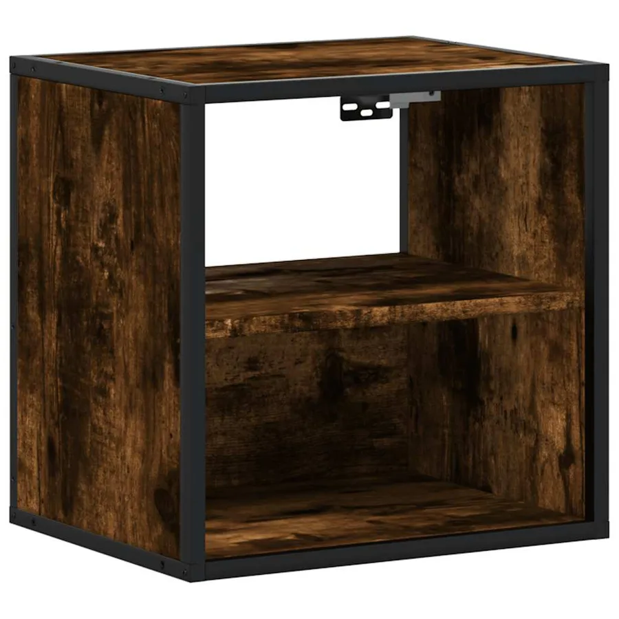 Tables de chevet murales 2 pcs Chêne fumé 40x31x39,5 cm - 6