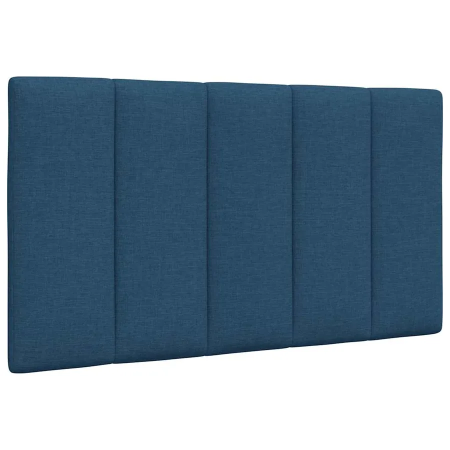 Cadre de lit sans matelas Hanko bleu 80x200 cm tissu - 7