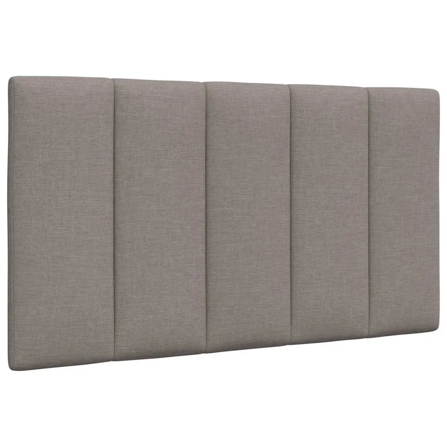 Cadre de lit sans matelas Hanko taupe 90x190 cm tissu - 10