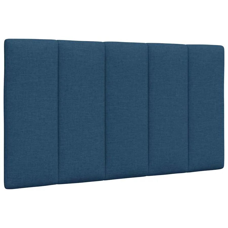 Cadre de lit sans matelas Hanko bleu 90x190 cm tissu - 10