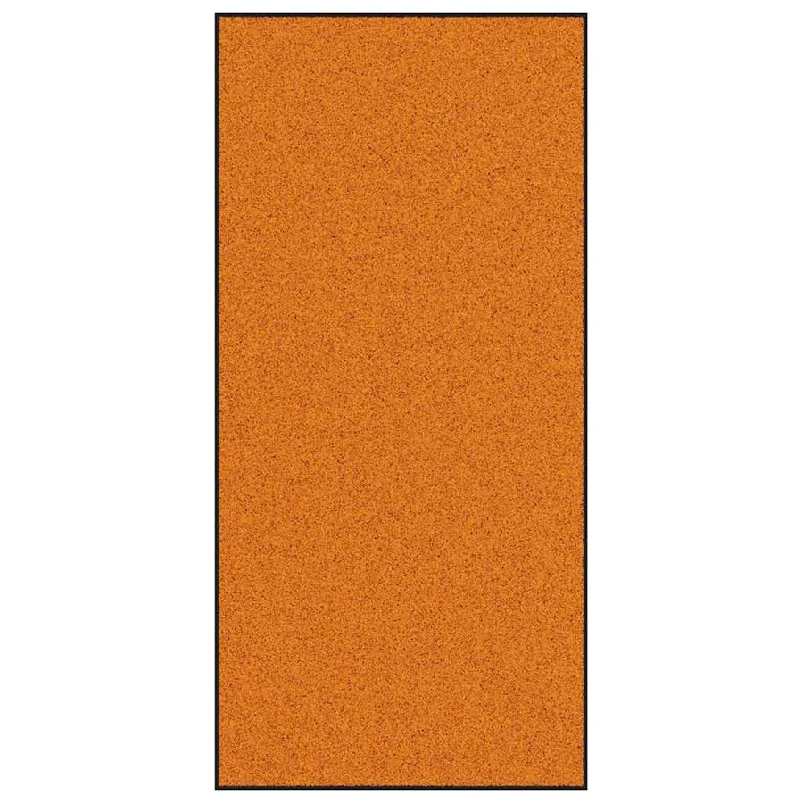 Tapis d'entrée Orange et Noir 120 x 250 cm Polyamide et PVC - 2