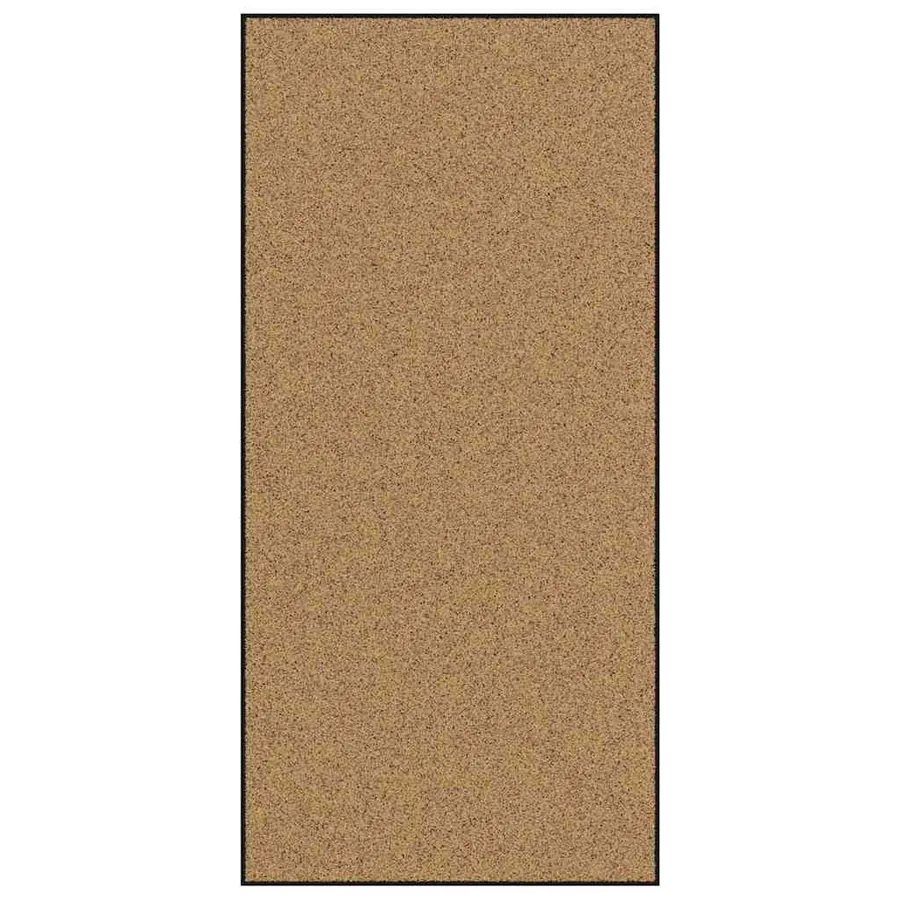 Tapis d'entrée Crème et noir 120 x 250 cm Polyamide et PVC - 2