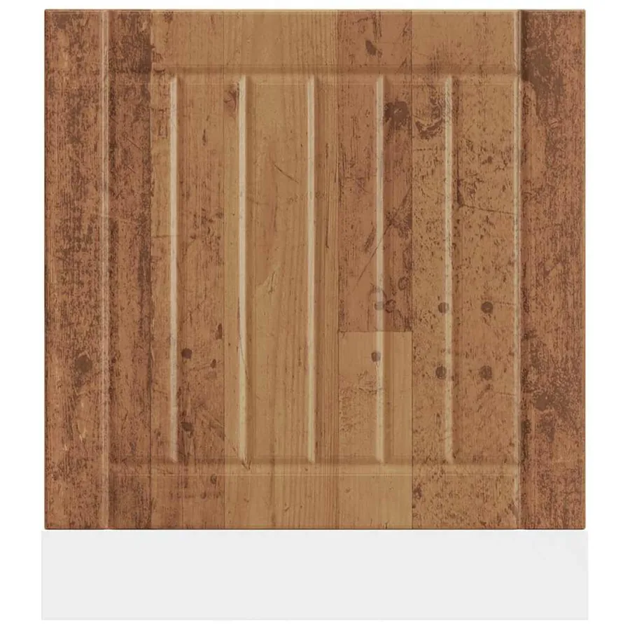 Panneau de lave-vaisselle Lucca vieux bois bois d'ingénierie - 4