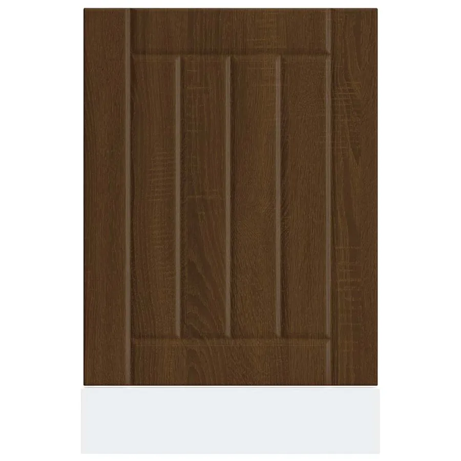 Panneau de lave-vaisselle Lucca chêne marron bois d'ingénierie - 4