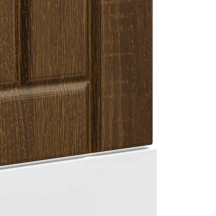 Panneau de lave-vaisselle Lucca chêne marron bois d'ingénierie - 7