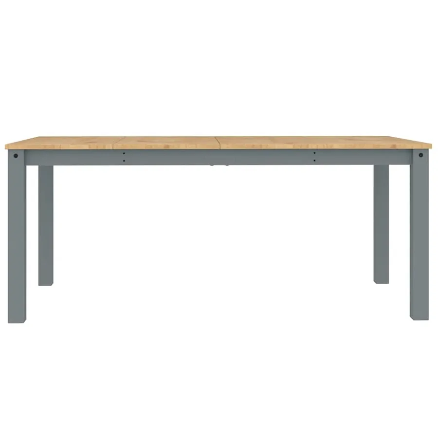 Ensemble à manger PANAMA 3 pcs gris bois de pin massif - 9