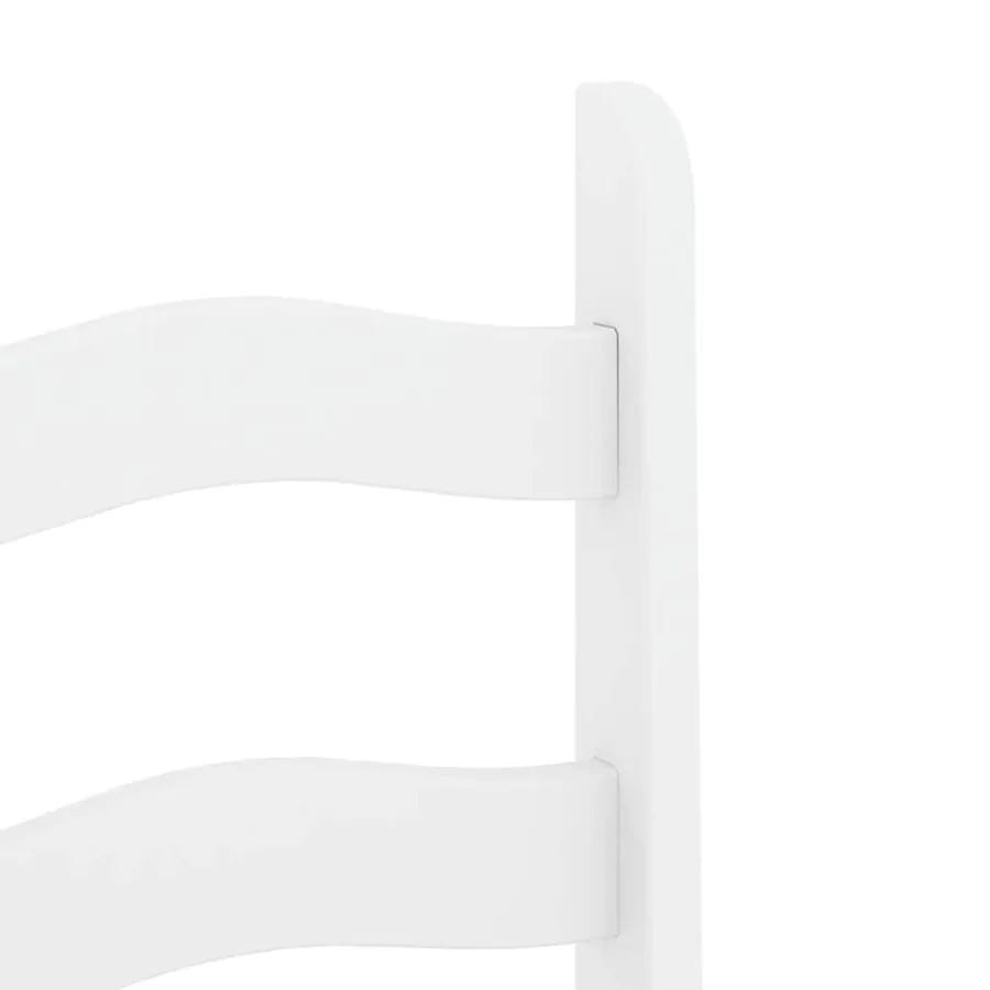 Ensemble à manger PANAMA 5 pcs blanc bois de pin massif - 10