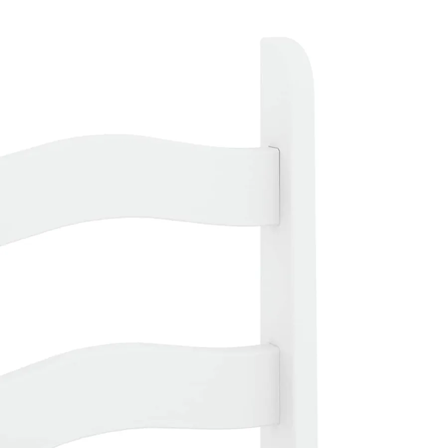 Ensemble à manger PANAMA 5 pcs blanc bois de pin massif - 10