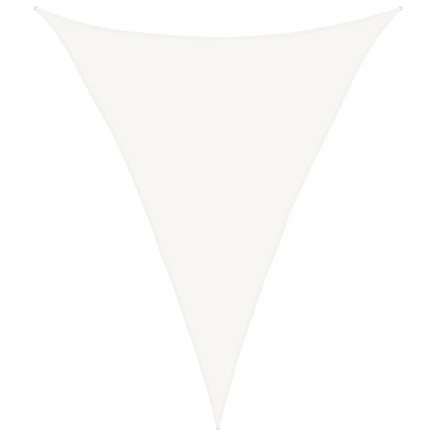 Voile d'ombrage 160 g/m² Blanc 5x7x7 m PEHD - 2