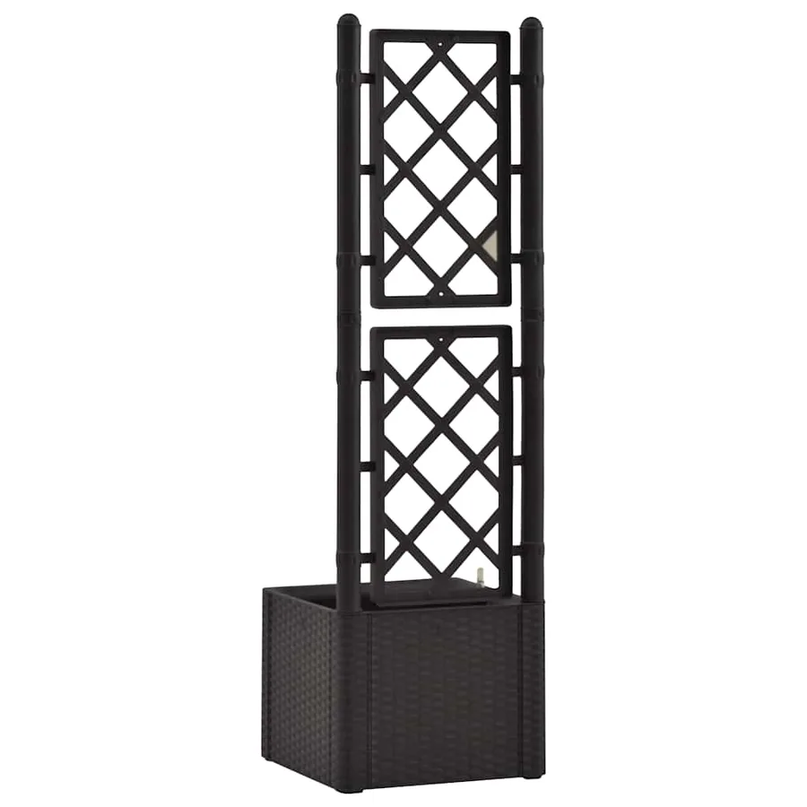 Lit surélevé de jardin treillis système d'arrosage Anthracite - 6