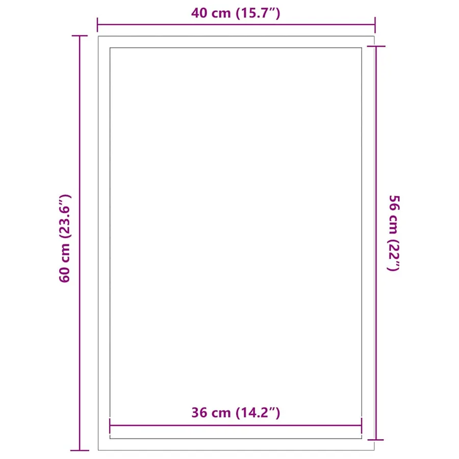 Paillasson Gris 40x60 cm - 7