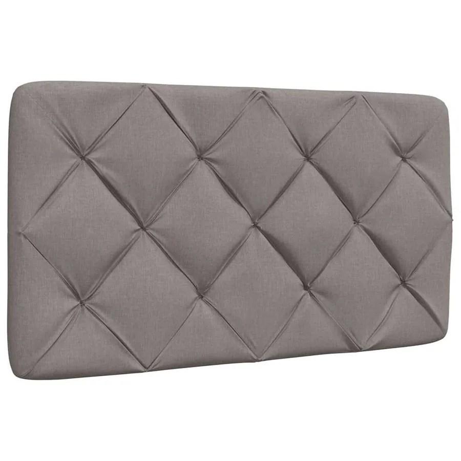 Cadre de lit avec LED sans matelas taupe 80x200 cm tissu - 8