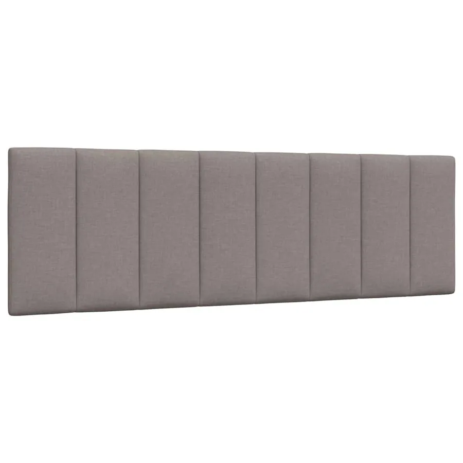 Lit avec matelas Hanko taupe 160x200 cm tissu - 9