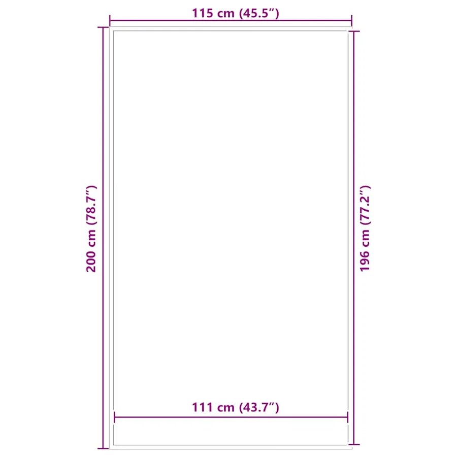 Paillasson anthracite 115x200 cm - 7