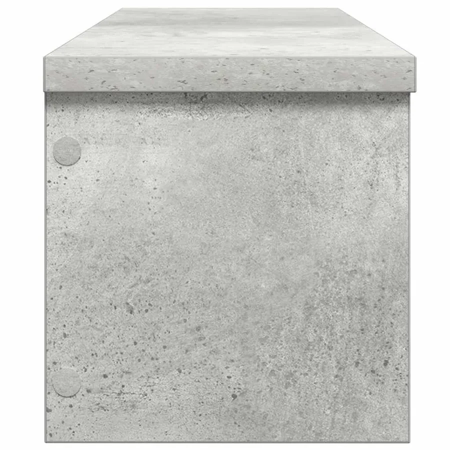 Étagères de cuisine empilables 2 pcs gris béton 60x15x16 cm - 5