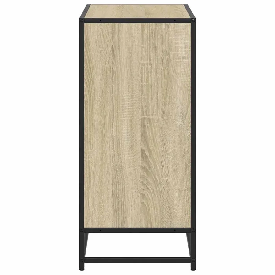 Bibliothèque chêne sonoma 80,5x35x76 cm bois d'ingénierie - 5