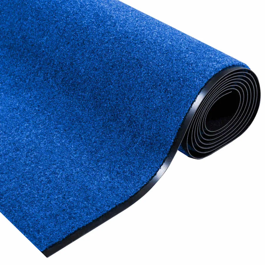 Tapis d'entrée Autre Bleu et Noir 120 x 350 cm Polyamide et PVC - 5
