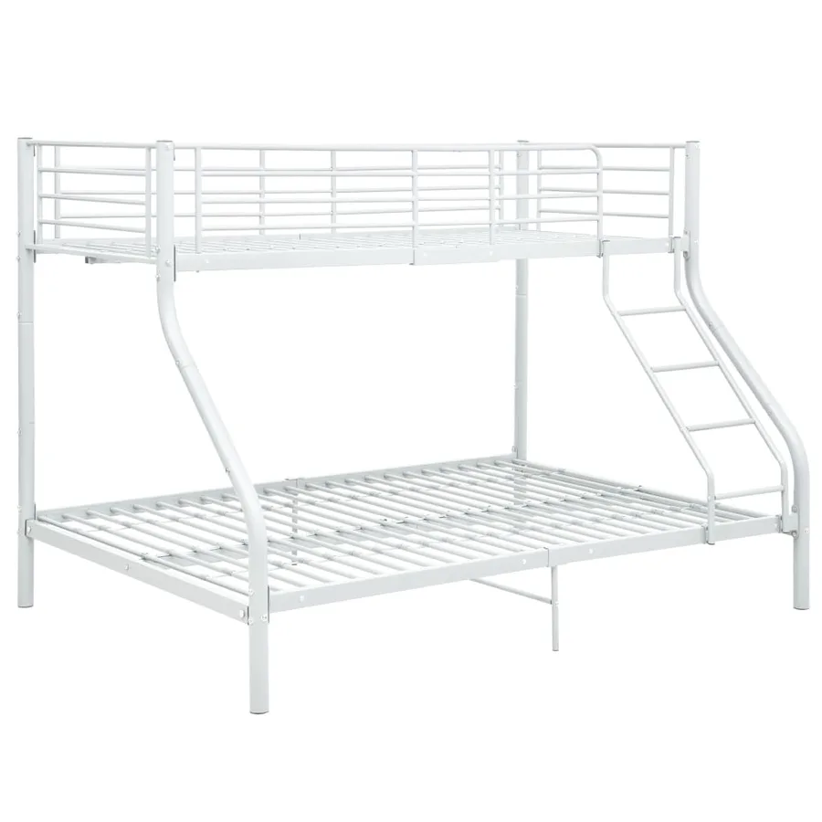 Cadre de lit superposé sans matelas Blanc 140x200 cm/90x200 cm - 2