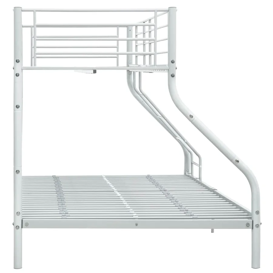 Cadre de lit superposé sans matelas Blanc 140x200 cm/90x200 cm - 4