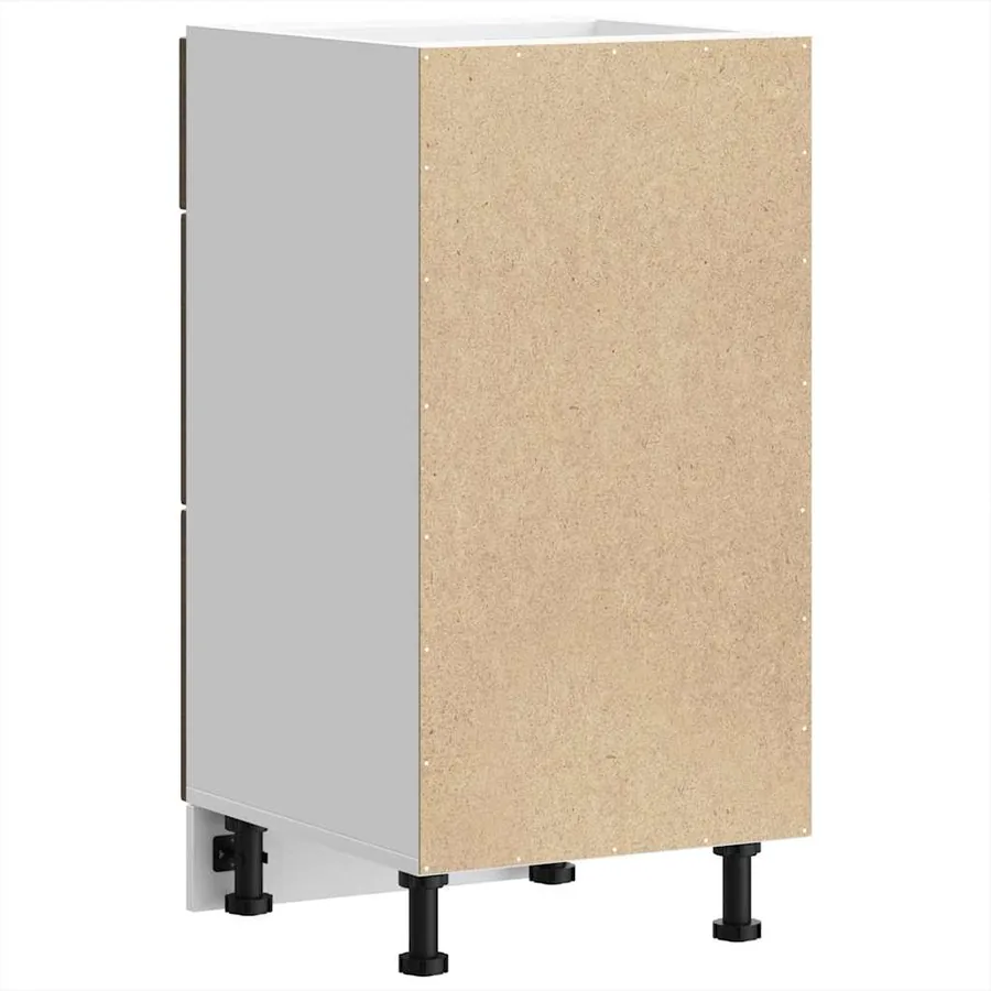 Armoire de cuisine Kalmar chêne marron bois d'ingénierie - 7