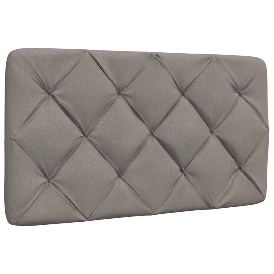 Lit avec matelas taupe 90x200 cm tissu - 9