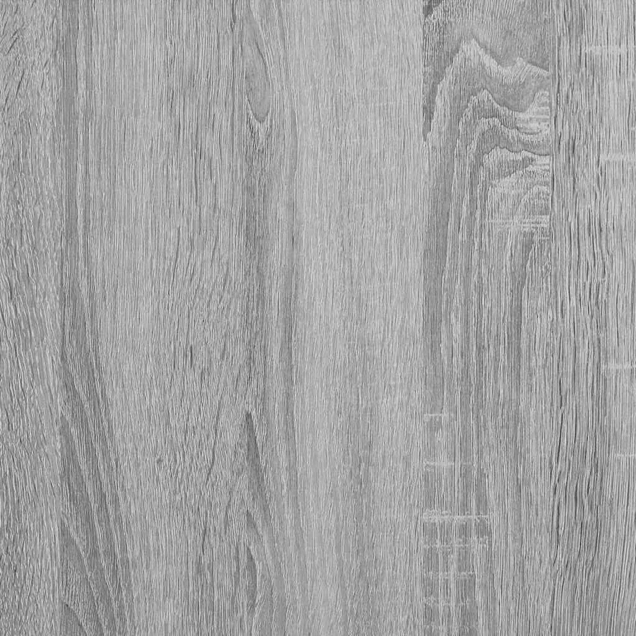 Commode sonoma gris 70x41x56 cm bois d'ingénierie - 9
