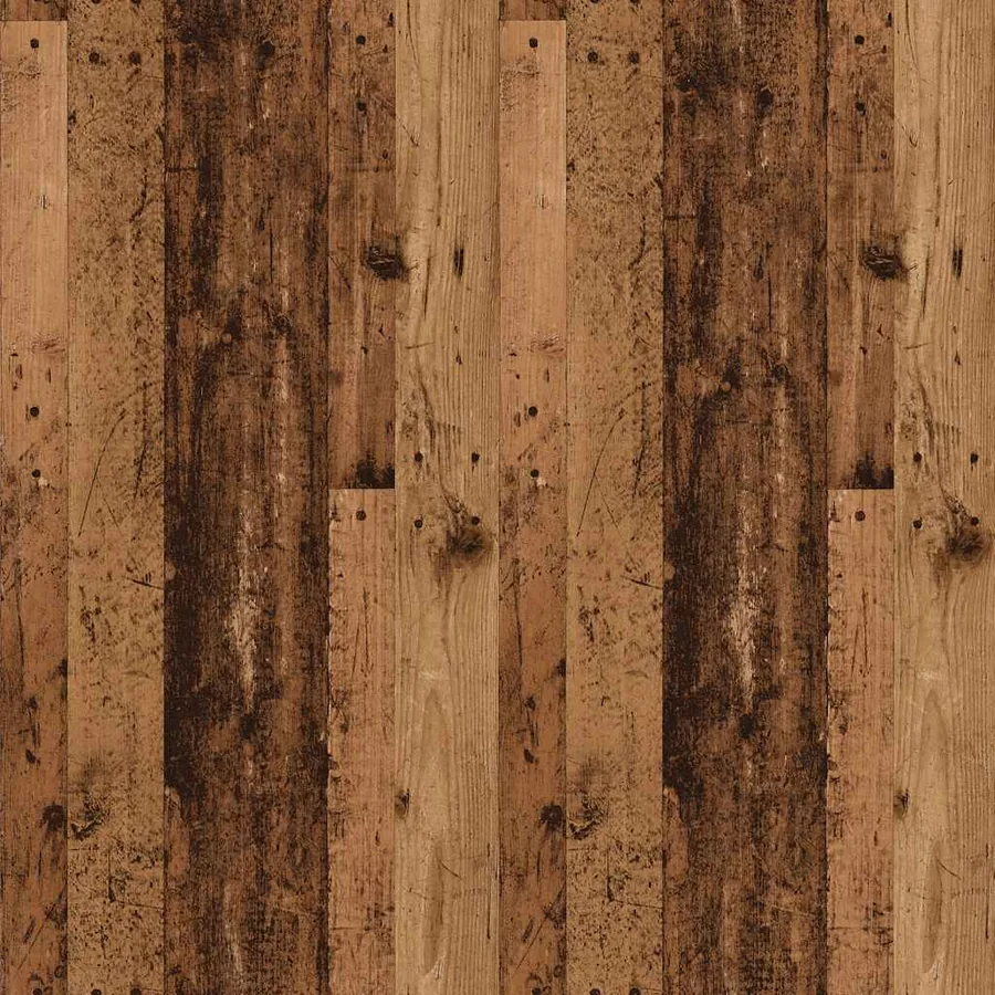 Tables de chevet 2 pcs vieux bois 40x30x50 cm bois d’ingénierie - 9