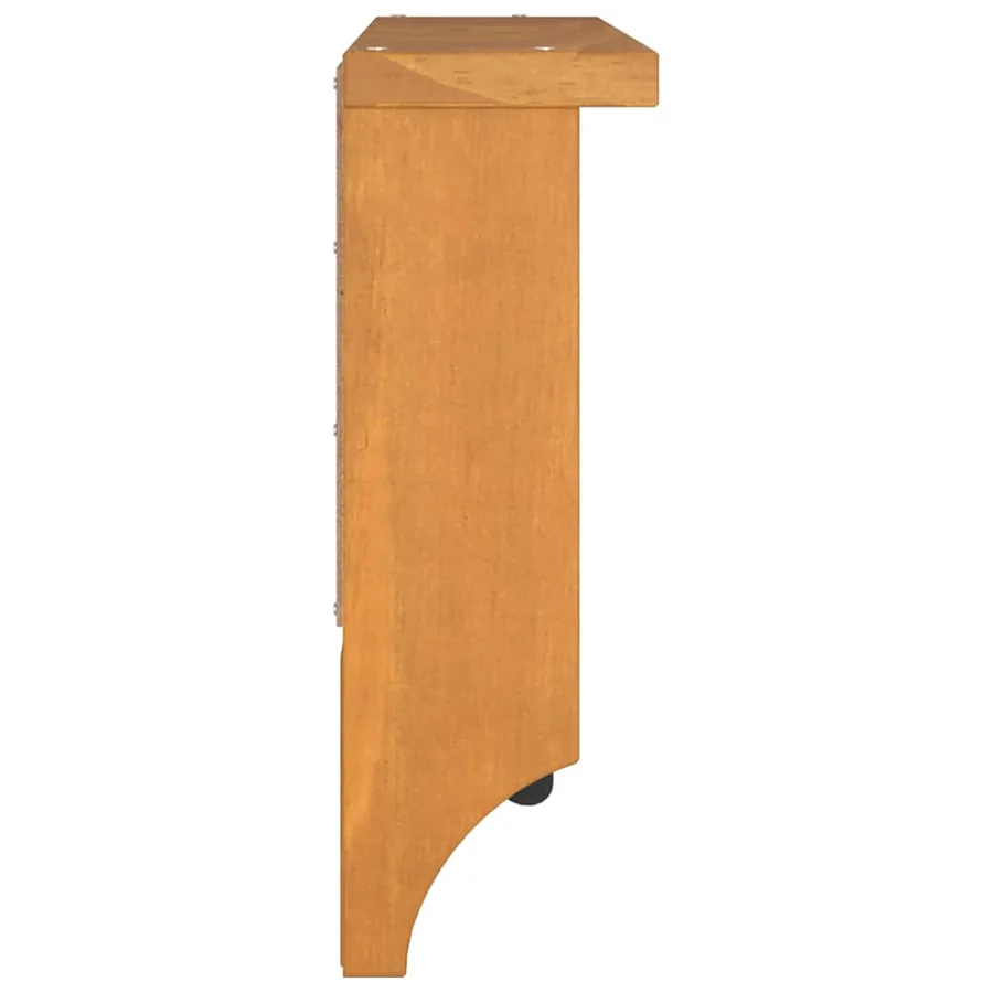 Porte-manteau mural SANDNES 45x12x35 cm bois massif pin - 6