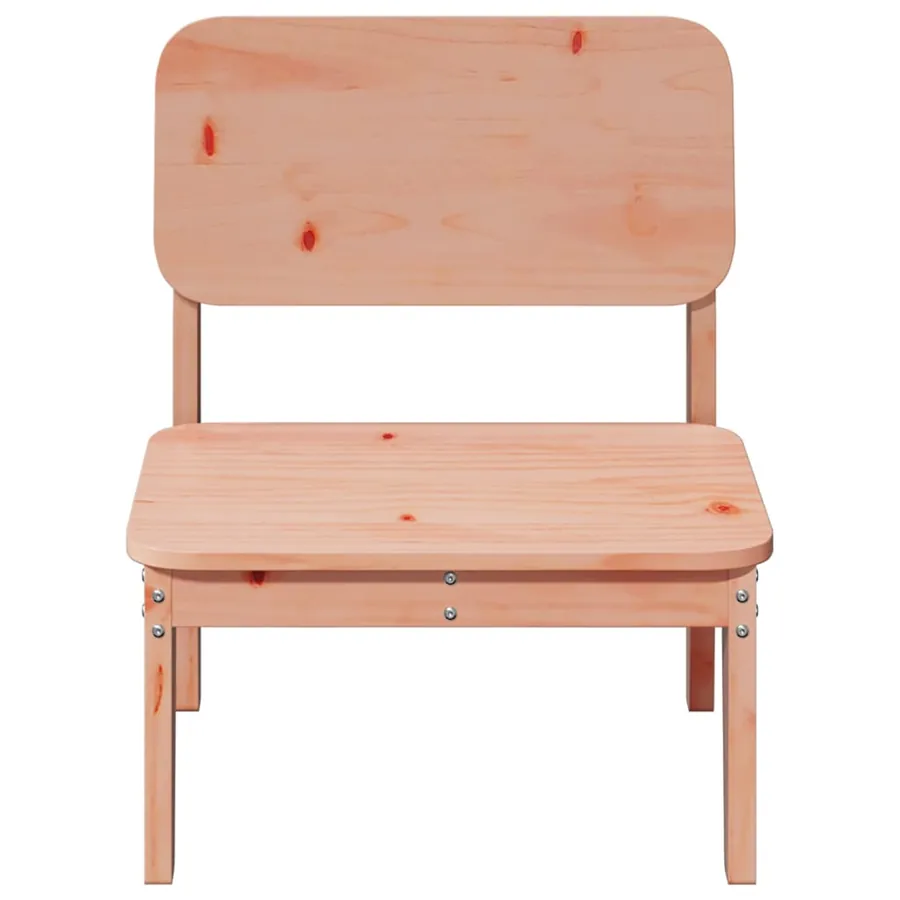 Chaises de jardin lot de 2 60x52,5x72 cm bois massif de douglas - 4