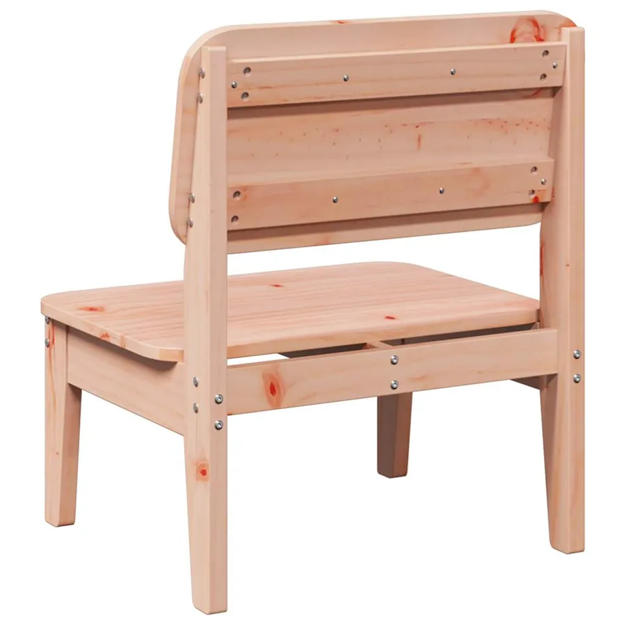 Chaises de jardin lot de 2 60x52,5x72 cm bois massif de douglas - 6