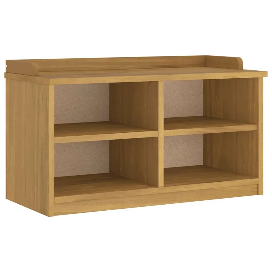 Banc de couloir SANDNES 87x40x50 cm bois de pin massif - 2